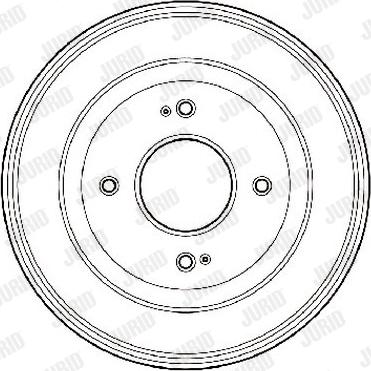 Jurid 329061J - Bremžu trumulis www.autospares.lv