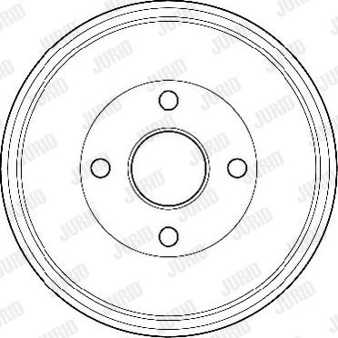 Jurid 329191J - Bremžu trumulis www.autospares.lv