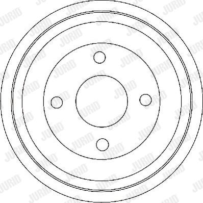 Jurid 329198J - Bremžu trumulis www.autospares.lv