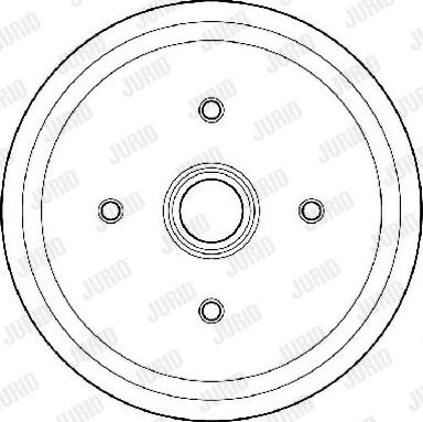 Jurid 329184J - Тормозной барабан www.autospares.lv