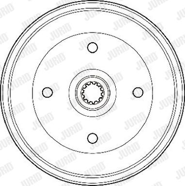 Jurid 329124J - Bremžu trumulis www.autospares.lv