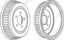 Jurid 329346J - Bremžu trumulis www.autospares.lv