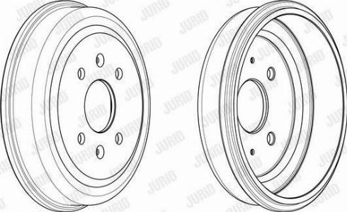 Jurid 329787J - Тормозной барабан www.autospares.lv