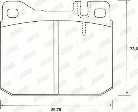 Jurid 2955405880 - Bremžu uzliku kompl., Disku bremzes autospares.lv