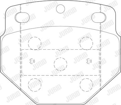 Jurid 2974705440 - Bremžu uzliku kompl., Disku bremzes www.autospares.lv