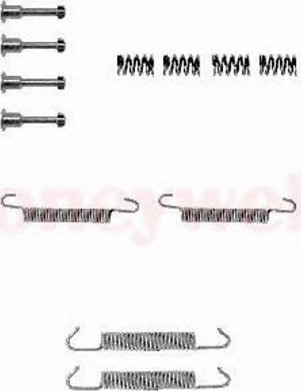 Jurid 771063J - Piederumu komplekts, Stāvbremzes mehānisma bremžu loks www.autospares.lv