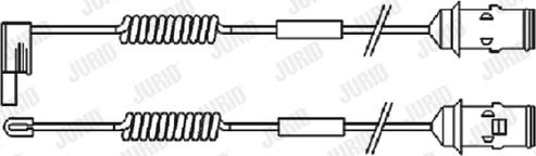 Jurid FAI110 - Warning Contact, brake pad wear www.autospares.lv