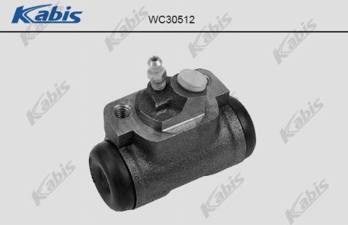 KABIS WC30512 - Колесный тормозной цилиндр www.autospares.lv