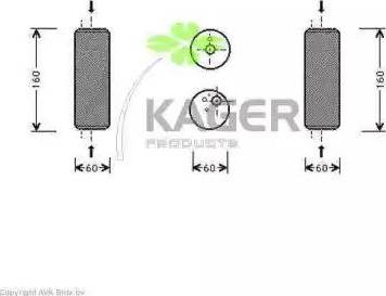 Kager 945408 - Sausinātājs, Kondicionieris www.autospares.lv