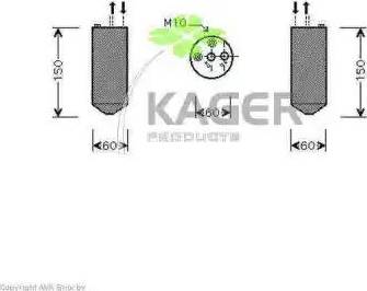 Kager 945548 - Sausinātājs, Kondicionieris www.autospares.lv