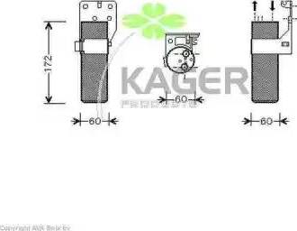 Kager 945531 - Sausinātājs, Kondicionieris www.autospares.lv