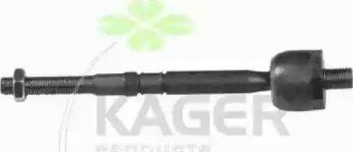 Kager 410527 - Aksiālais šarnīrs, Stūres šķērsstiepnis www.autospares.lv