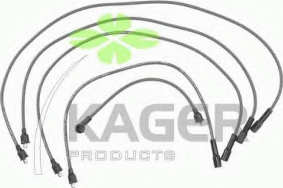 Kager 64-0005 - Augstsprieguma vadu komplekts www.autospares.lv