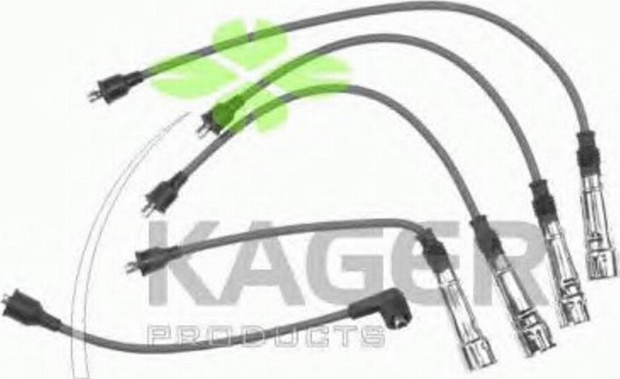 Kager 64-0131 - Augstsprieguma vadu komplekts www.autospares.lv