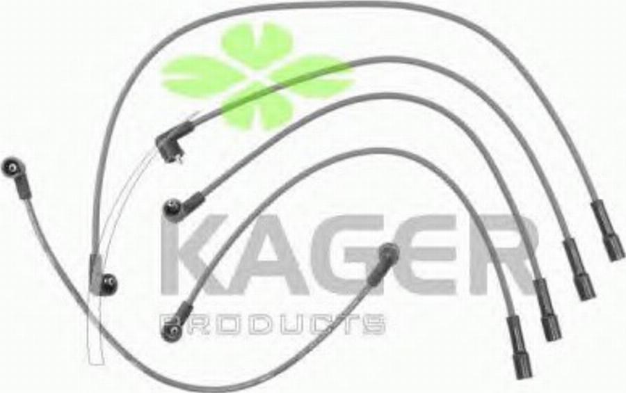 Kager 640178 - Augstsprieguma vadu komplekts www.autospares.lv