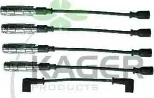 Kager 64-0303 - Augstsprieguma vadu komplekts www.autospares.lv