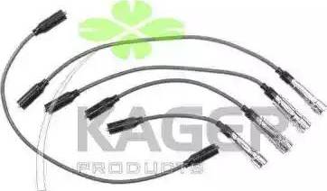 Kager 64-1064 - Augstsprieguma vadu komplekts www.autospares.lv