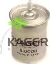 Kager 11-0008 - Degvielas filtrs www.autospares.lv