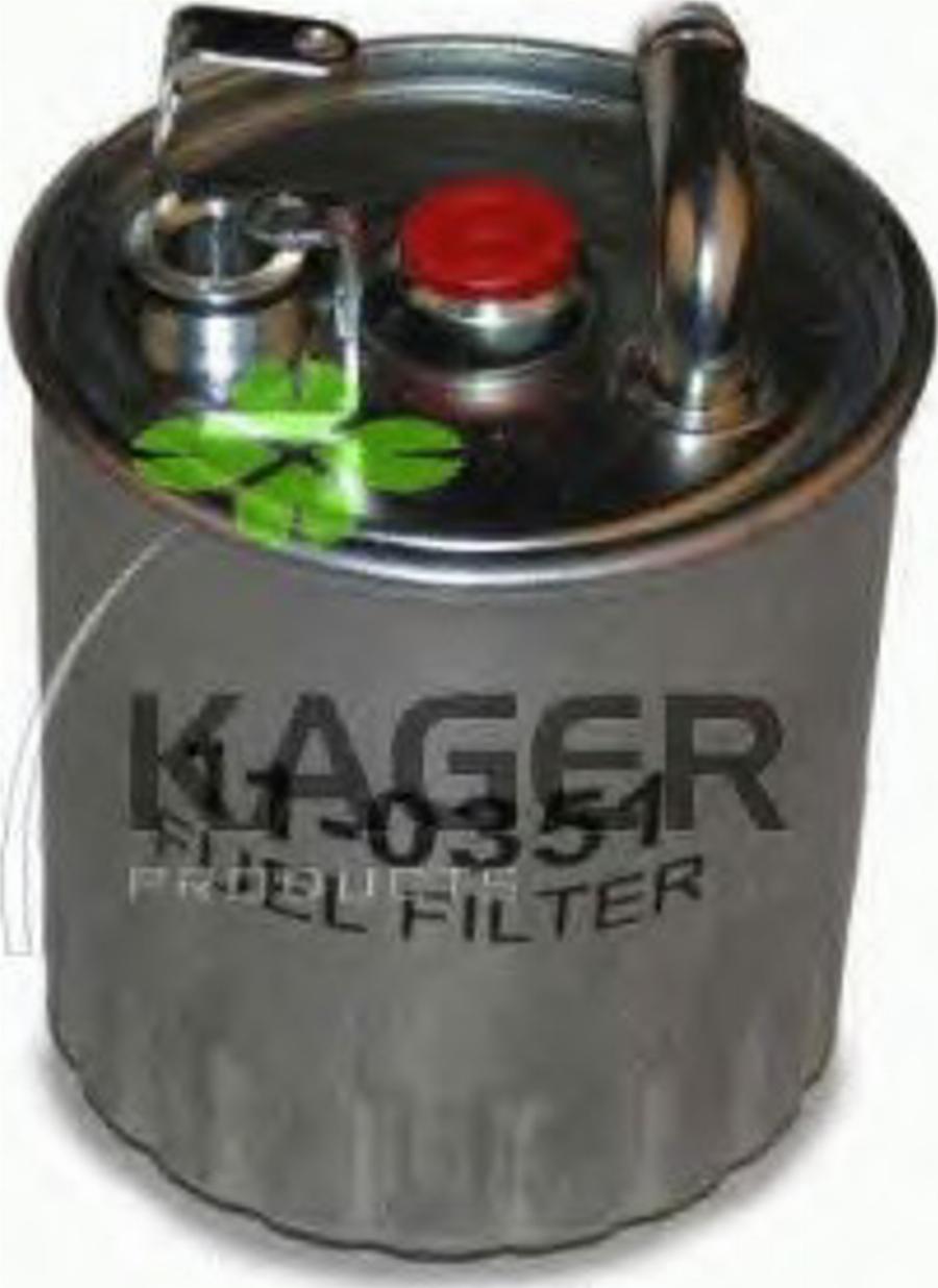 Kager 11-0351 - Degvielas filtrs www.autospares.lv