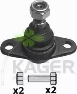 Kager 880345 - Balst / Virzošais šarnīrs www.autospares.lv