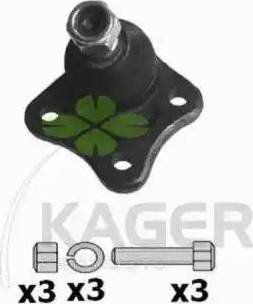 Kager 880337 - Balst / Virzošais šarnīrs www.autospares.lv