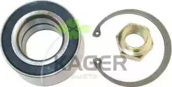 Kager 83-0407 - Wheel hub, bearing Kit www.autospares.lv