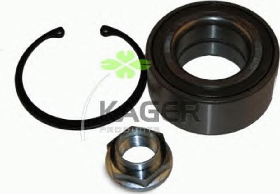 Kager 830678 - Wheel hub, bearing Kit www.autospares.lv