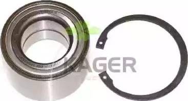 Kager 83-1372 - Подшипник ступицы колеса, комплект www.autospares.lv