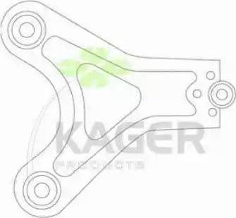 Kager 870508 - Track Control Arm www.autospares.lv