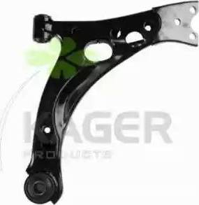 Kager 870600 - Сайлентблок, рычаг подвески колеса www.autospares.lv