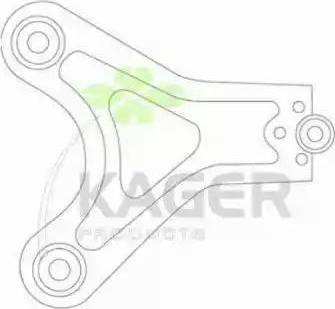 Kager 870044 - Bush of Control / Trailing Arm www.autospares.lv