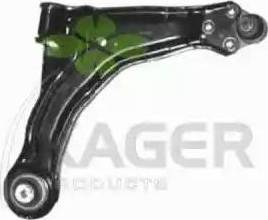 Kager 870810 - Neatkarīgās balstiekārtas svira, Riteņa piekare www.autospares.lv