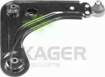 Kager 870304 - Neatkarīgās balstiekārtas svira, Riteņa piekare www.autospares.lv