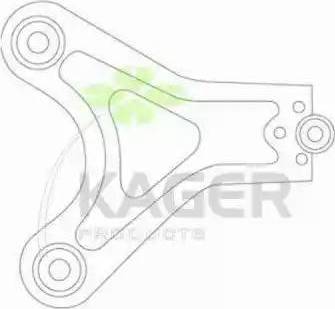 Kager 870262 - Рычаг подвески колеса www.autospares.lv