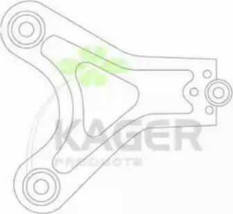 Kager 870750 - Рычаг подвески колеса www.autospares.lv