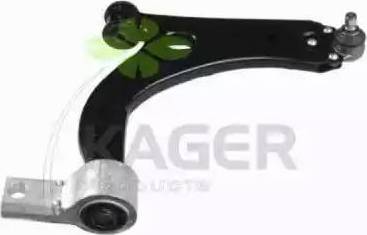 Kager 870778 - Neatkarīgās balstiekārtas svira, Riteņa piekare www.autospares.lv