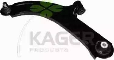 Kager 871405 - Neatkarīgās balstiekārtas svira, Riteņa piekare www.autospares.lv