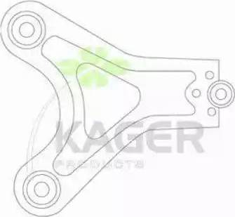 Kager 871334 - Втулка, рычаг подвески колеса www.autospares.lv