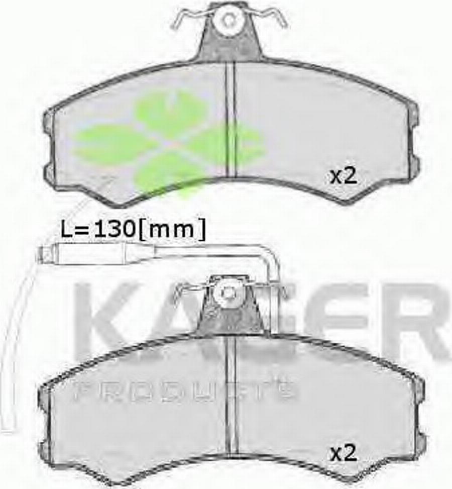 Kager 350049 - Bremžu uzliku kompl., Disku bremzes www.autospares.lv