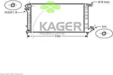 Kager 311803 - Amortizators www.autospares.lv