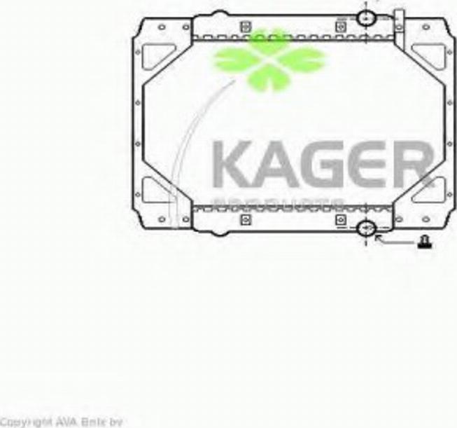 Kager 312126 - Radiators, Motora dzesēšanas sistēma www.autospares.lv