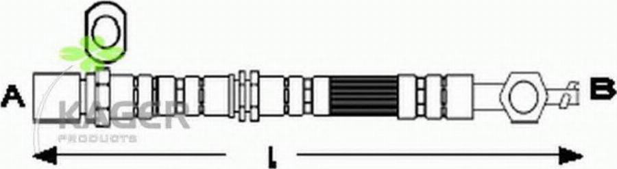 Kager 380684 - Bremžu šļūtene www.autospares.lv