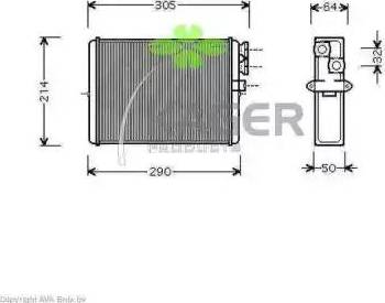 Kager 32-0363 - Siltummainis, Salona apsilde www.autospares.lv