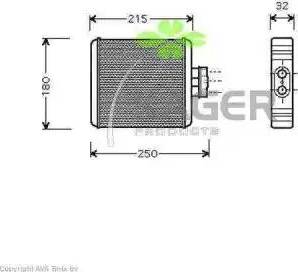 Kager 32-0258 - Siltummainis, Salona apsilde www.autospares.lv