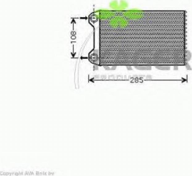 Kager 32-0206 - Siltummainis, Salona apsilde www.autospares.lv