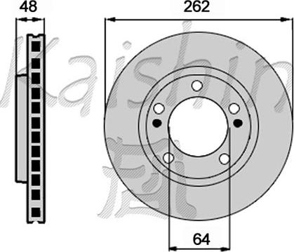 Kaishin CBR442 - Bremžu diski www.autospares.lv