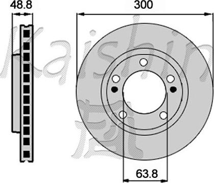 Kaishin CBR451 - Bremžu diski www.autospares.lv