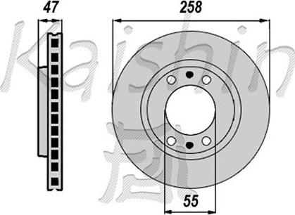 Kaishin CBR407 - Bremžu diski www.autospares.lv