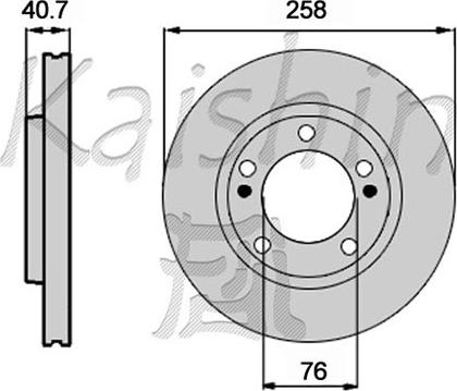 Kaishin CBR475 - Bremžu diski autospares.lv