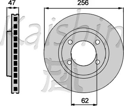 Kaishin CBR532 - Bremžu diski www.autospares.lv